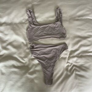 riot swim bikini top and bottom